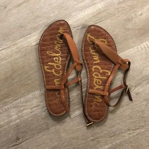 Sam Edelman thong sandals tan